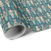 ワンダーランドグリーンナツクラッカーエレガンス ラッピングペーパー (ロールコーナー)
