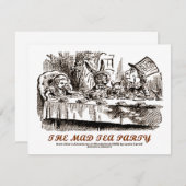 ワンダーランドザ不機嫌ティーパーティー 招待状 (正面/裏面)