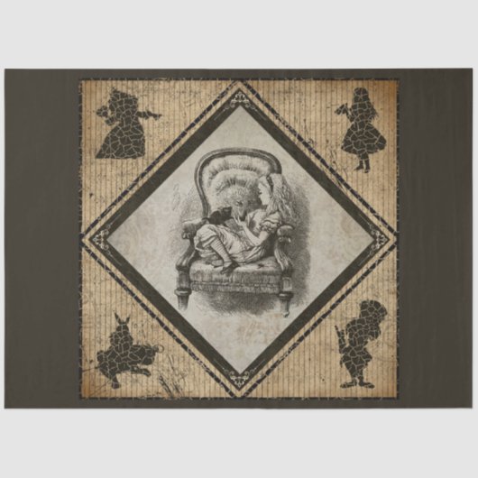 ワンダーランドシリーズのアリスデザイン2 薄葉紙 (正面)