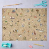 ワンダーランドシリーズのアリスデザイン68 薄葉紙 (クラフト)