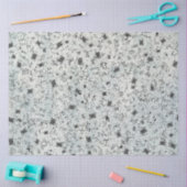 ワンダーランドシリーズのブルーアリスデザイン4 薄葉紙 (クラフト)