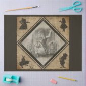 ワンダーランドシリーズの別のアリスデザイン1 薄葉紙 (クラフト)