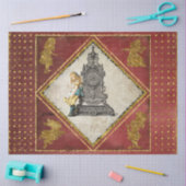 ワンダーランドシリーズの別のアリスデザイン35 薄葉紙 (クラフト)