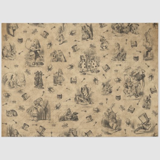 ワンダーランドシリーズの別のアリスデザイン8 薄葉紙 (正面)