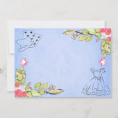 ワンダーランドストーリーブックベビーシャワー招待状 招待状 (裏面)