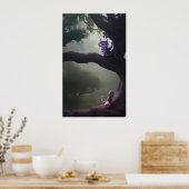 ワンダーランドチェシャーキャットのアリス ポスター (キッチン)