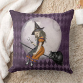 ワンダーランドチェシャーキャットムーンのハロウィンアリス クッション (ブランケット)