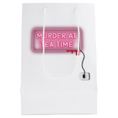 ワンダーランドティータイム抱き枕のハロウィーンアリス ミディアムペーパーバッグ (裏面)