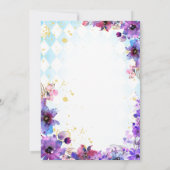 ワンダーランドティーパーティの招待状 招待状 (裏面)