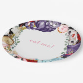 ワンダーランドティーパーティーおとぎ話チャイルド誕生日 ペーパープレート (アングル)