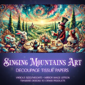 ワンダーランドティーパーティーマジカルファンタジーデクページ 薄葉紙