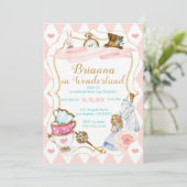 ワンダーランドティーパーティー 招待状 (スタンド正面)