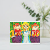 ワンダーランドトゥィードルダムのアリス ポストカード (スタンド正面)