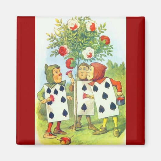 ワンダーランドバラ マグネット (正面)