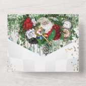 ワンダーランドパーティの招待状 オールインワン招待状 (裏面)