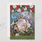 ワンダーランドパーティの招待状 招待状 (正面)