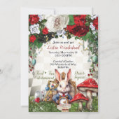 ワンダーランドパーティの招待状 招待状 (裏面)