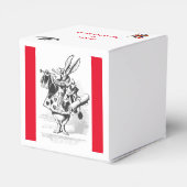 ワンダーランドパーティーの白うさぎアリスお願い フェイバーボックス (裏面サイド)