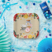 ワンダーランドパーティー紙プレート ペーパープレート (パーティー)