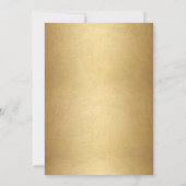 ワンダーランドピンク金ゴールドパーティーの甘い16アリス 招待状 (裏面)