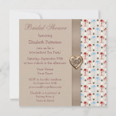 ワンダーランドフお洒落ラミンゴスブライダルシャワー 招待状 (裏面)