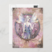 ワンダーランドフェアリーファンタジーアートハガキ ポストカード (正面/裏面)