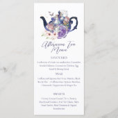 ワンダーランドフェアリー結婚ターレのアフタヌーンティーパーティー メニュー (正面)