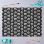 ワンダーランドブラックのチェシャ猫ヴィンテージアート 薄葉紙 (クラフト)