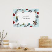 ワンダーランドブルーのアリス ポスター (キッチン)