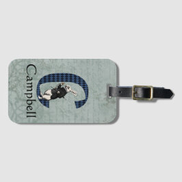 ワンダーランドホワイトラビットレターCラゲージタグ ラゲッジタグ