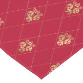 ワンダーランドレッドクイーンアリス赤いハート  ショートテーブルランナー (コーナー)