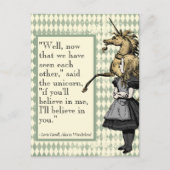ワンダーランド信じユニコーン ポストカード (正面)