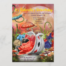 ワンダーランド招待状ワンダーランドパーティー