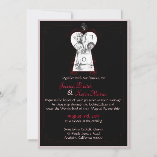 ワンダーランド招待状 招待状 (正面)