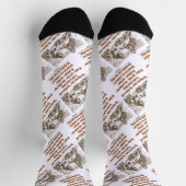 ワンダーランド来の時間は鏡に映る ソックス (上部)