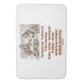 ワンダーランド来の時間は鏡に映る バスマット (正面縦)