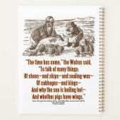 ワンダーランド来の時間は鏡に映る プランナー手帳 (裏面)