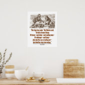 ワンダーランド来の時間は鏡に映る ポスター (キッチン)