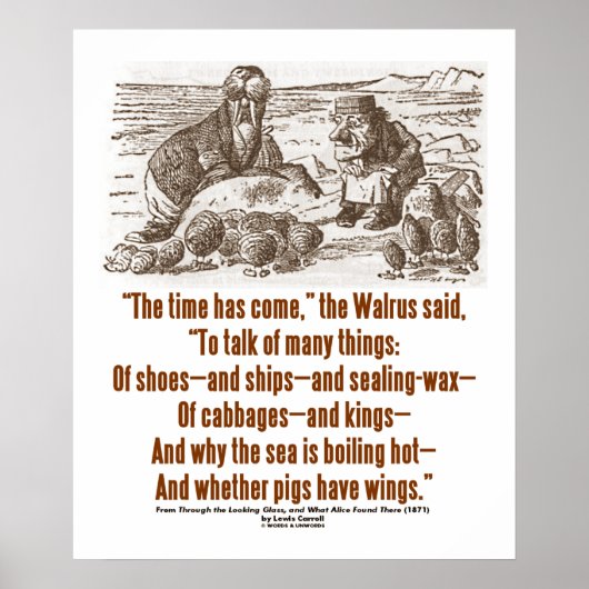 ワンダーランド来の時間は鏡に映る ポスター (正面)