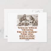 ワンダーランド来の時間は鏡に映る ポストカード (正面/裏面)