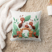 ワンダーランド枕のアリ クッション (ブランケット)