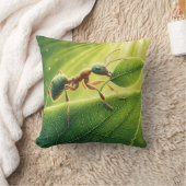 ワンダーランド枕のアリ クッション (ブランケット)