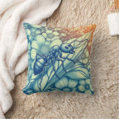 ワンダーランド枕のアリ クッション (ブランケット)