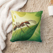 ワンダーランド枕のアリ クッション (ブランケット)