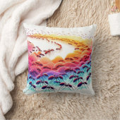 ワンダーランド枕のアリ クッション (ブランケット)