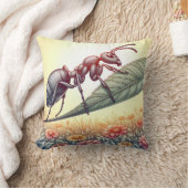 ワンダーランド枕のアリ クッション (ブランケット)