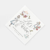 ワンダーランド物語のおとぎ話アリスに挑戦 スタンダードランチョンナプキン (角)