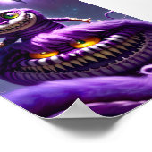 ワンダーランド猫ポスターのアリス ポスター (角)