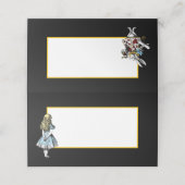 ワンダーランド白うさぎとアリス プレイスカード (外部開封)