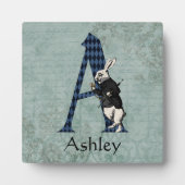 ワンダーランド白うさぎ手紙A フォトプラーク (正面)